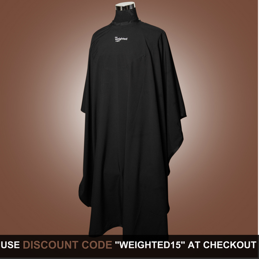 Black 6-Pound Weighted Cape